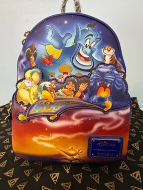Loungefly Disney Aladdin 30th Anniversary Mini Backpack